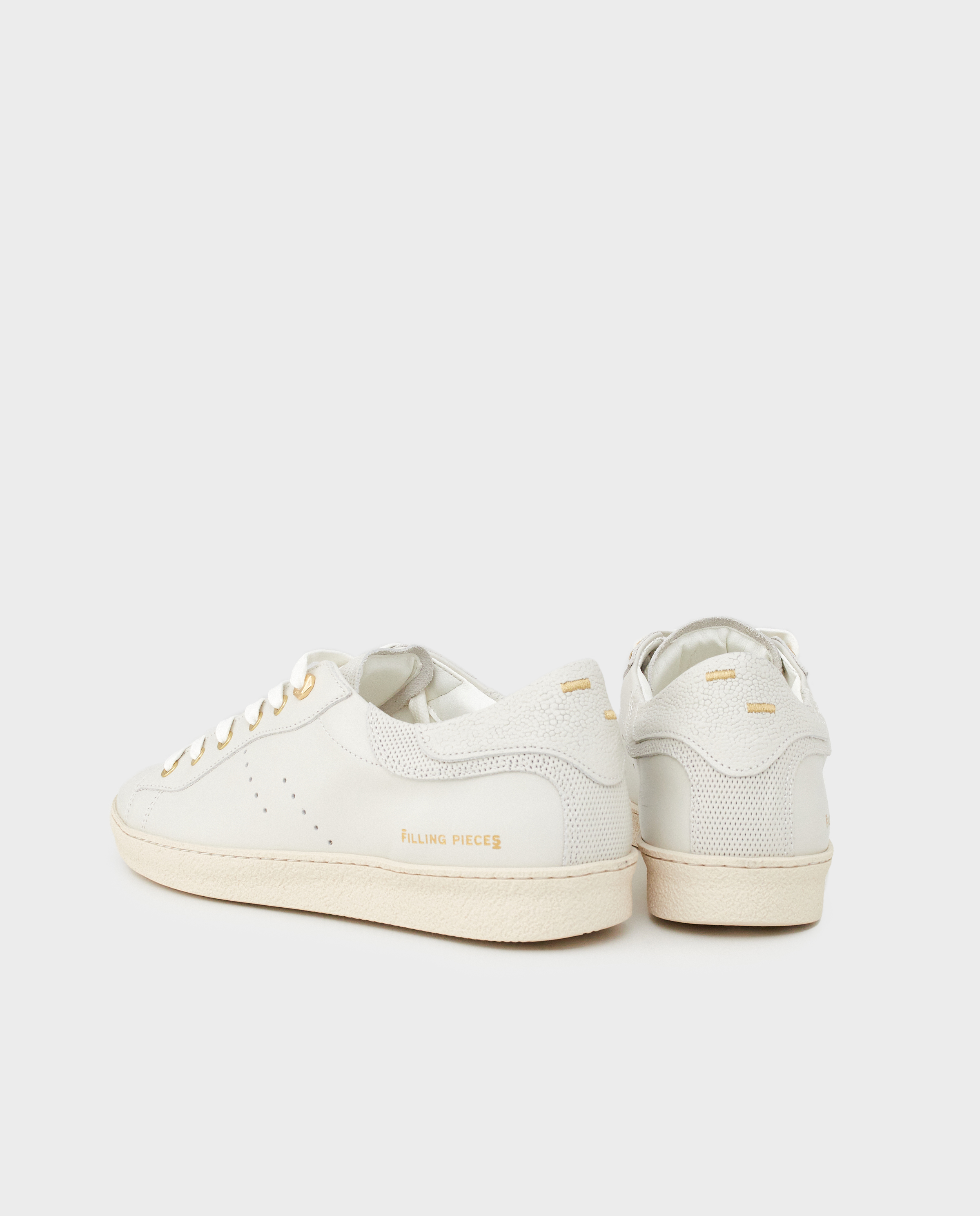 Filling Pieces Білі кросівки з перфорацією