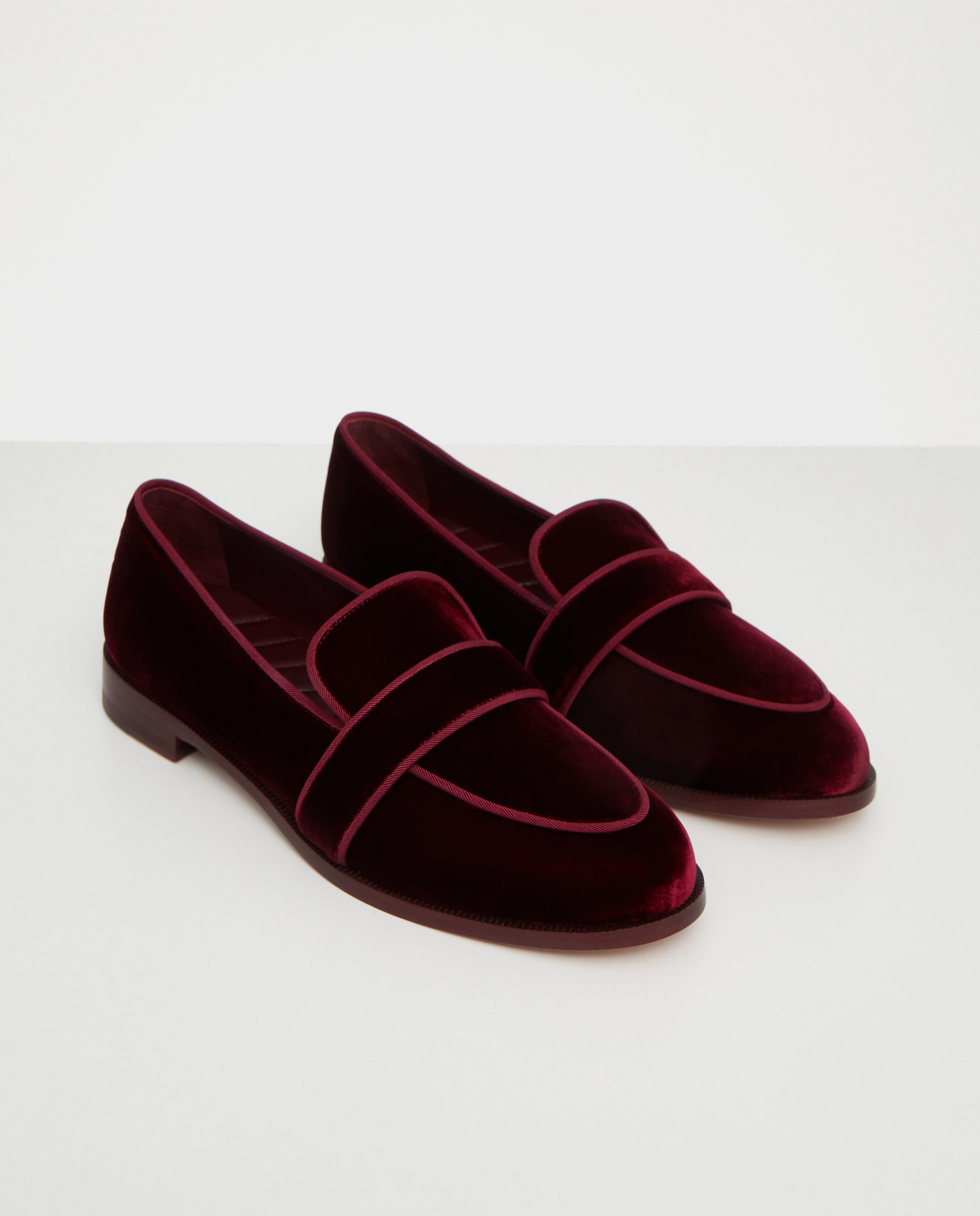 Мокасини AQUAZZURA Burgundy Martin