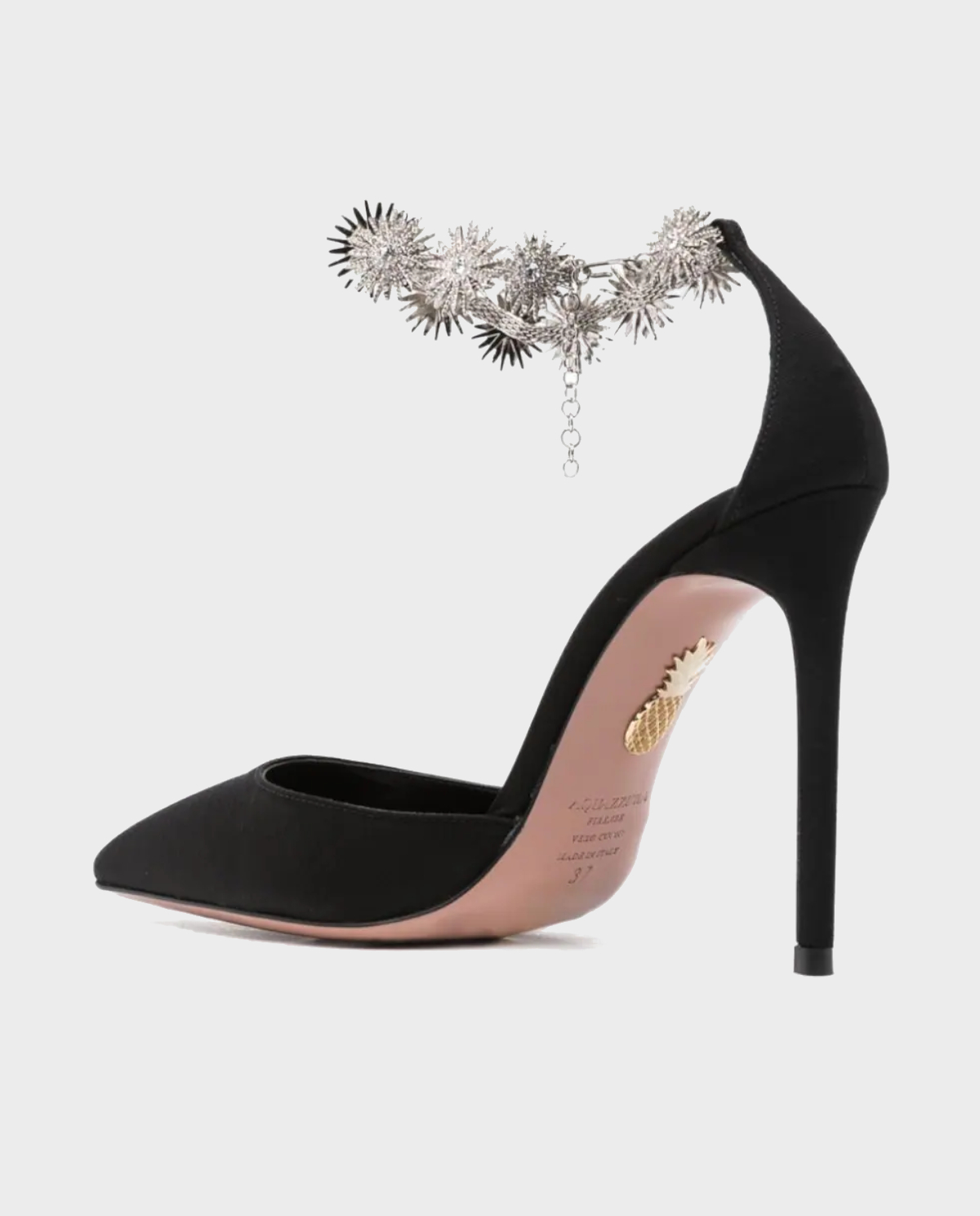 Чорні шпильки AQUAZZURA Comet 105