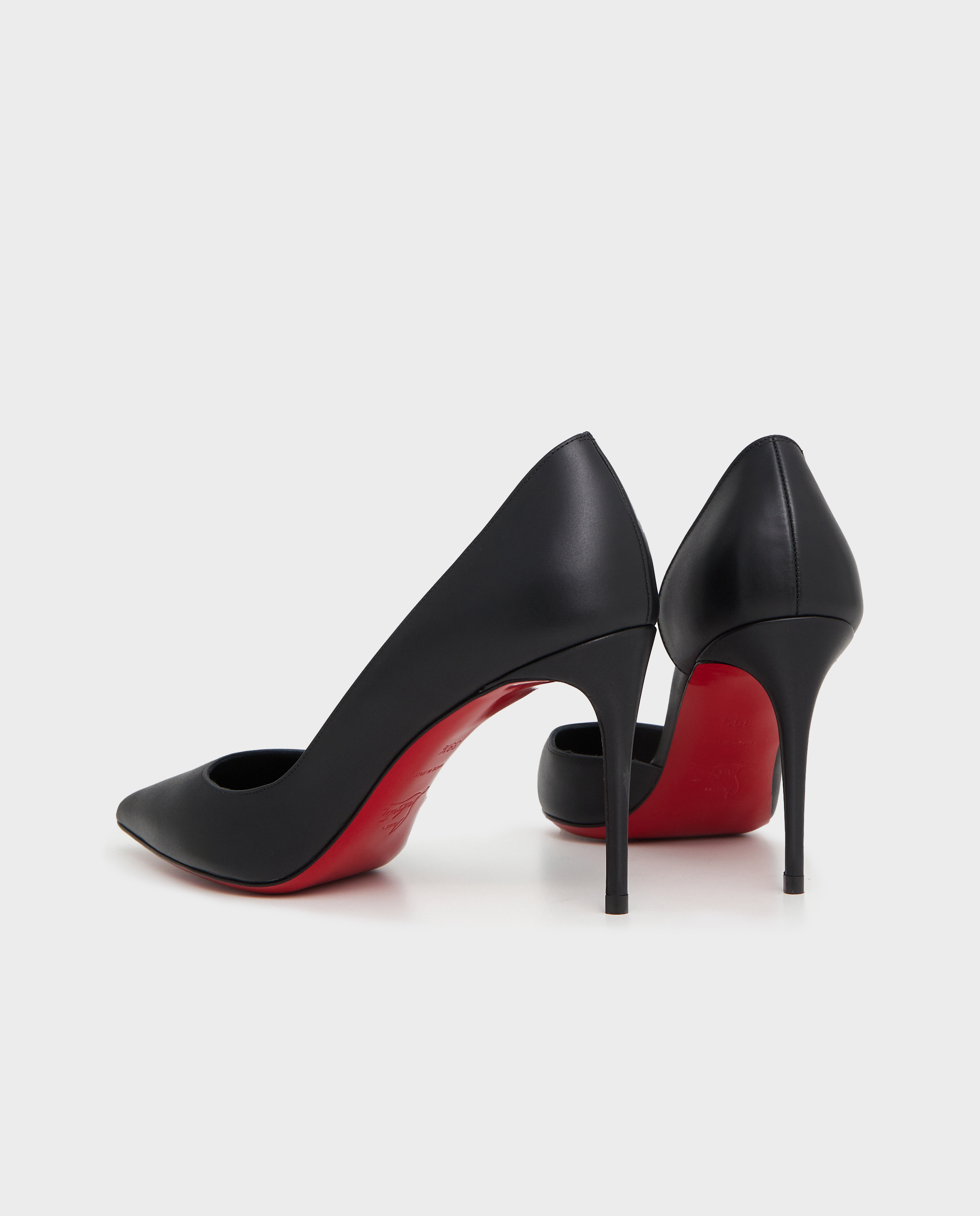 CHRISTIAN LOUBOUTIN Чорні шпильки Iriza 8,5 см фотографія 3