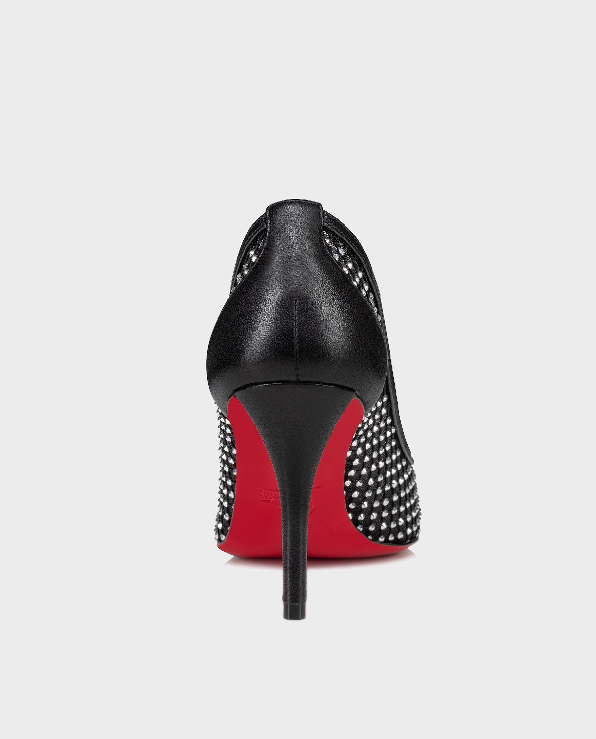 CHRISTIAN LOUBOUTIN Чорні шпильки з кристалами Apostropha