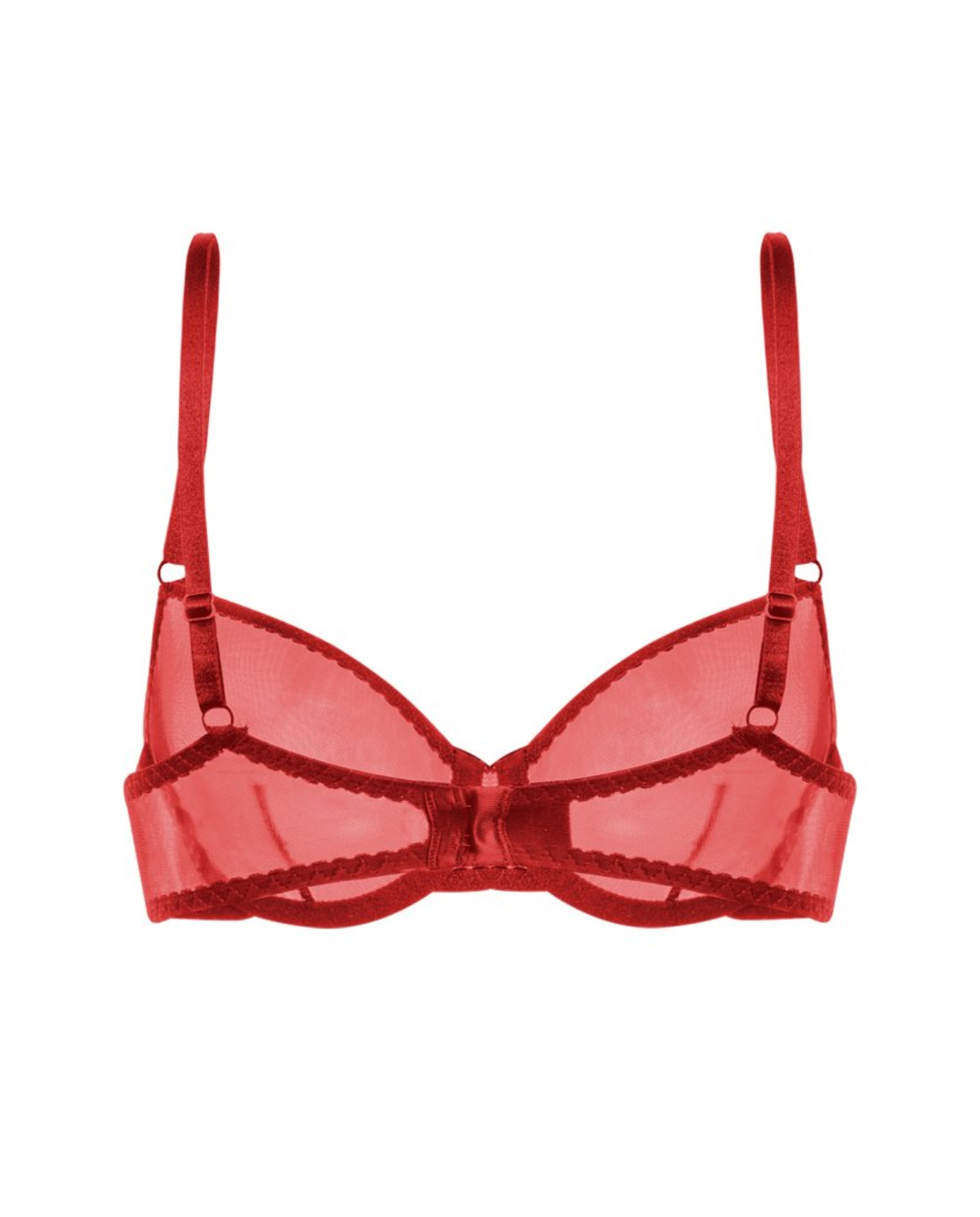 Бюстгальтер із сітки ZHILYOVA LINGERIE Ocean red