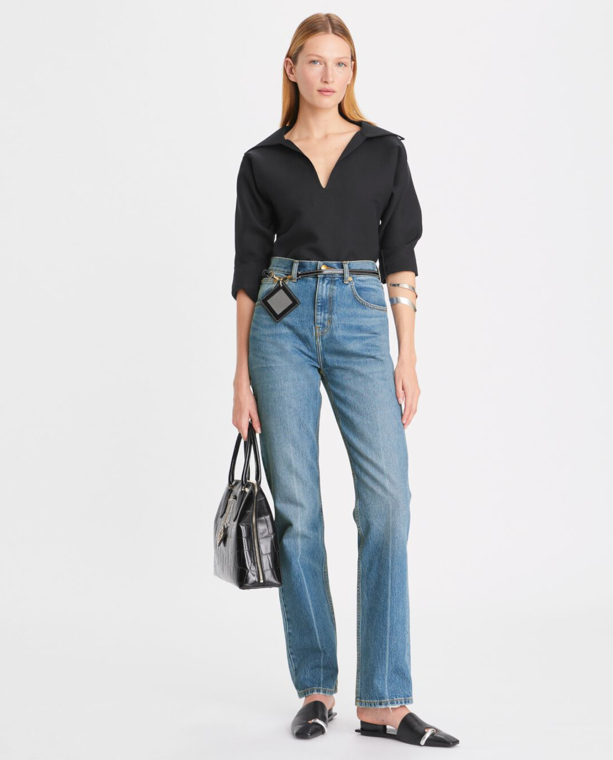 Брюки TORY BURCH Jeans з прямими штанинами