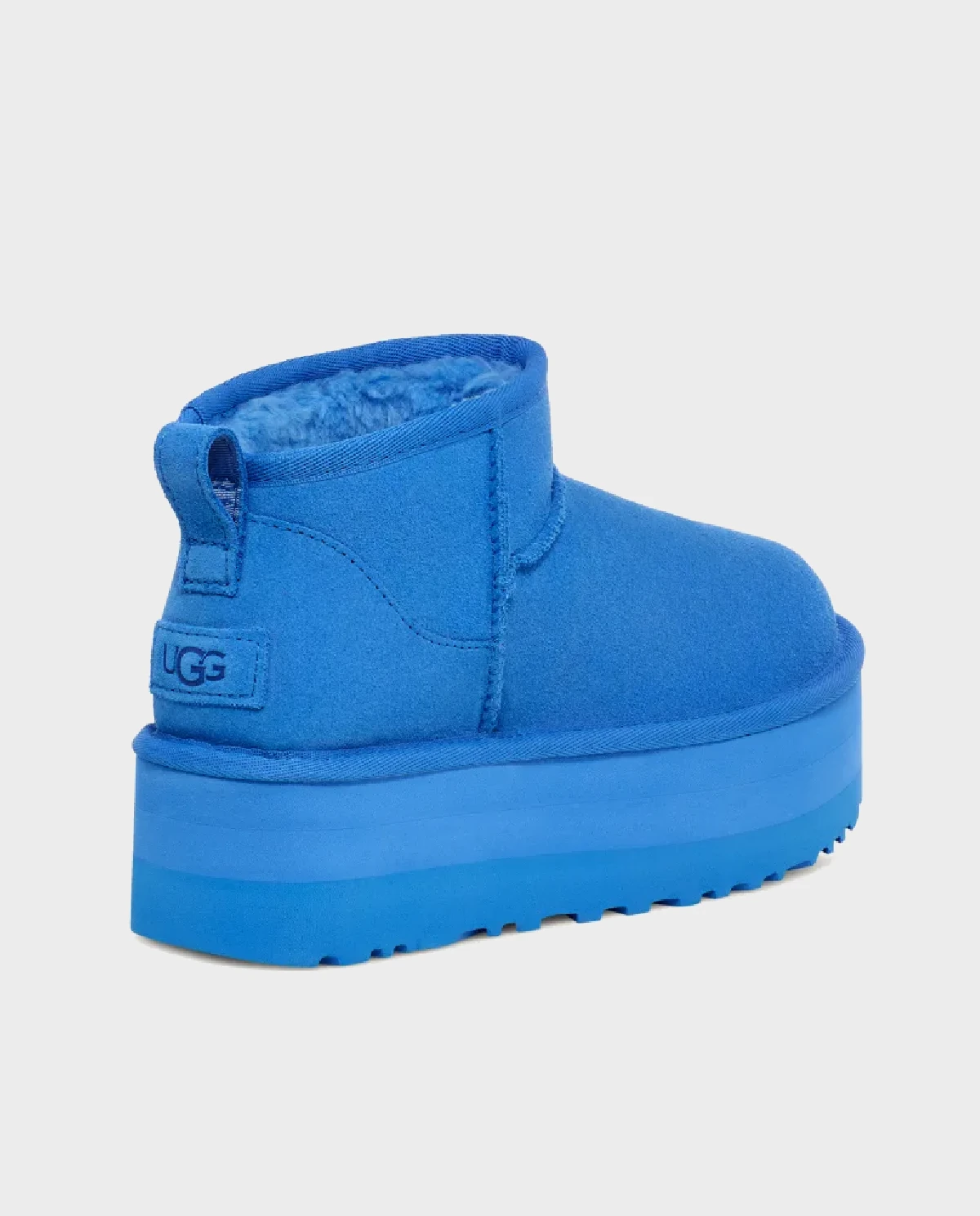 UGG Blue Snowballs Classic Ultra Mini Platform