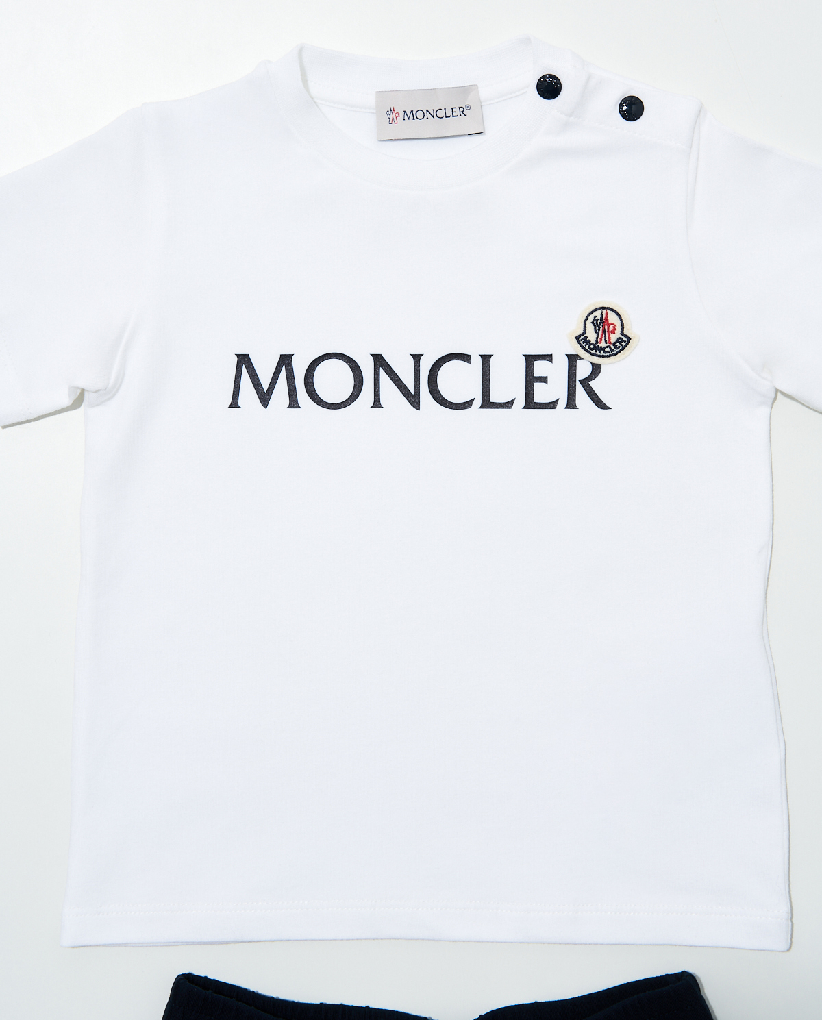 MONCLER KIDS Бавовняна футболка та шорти (комплект)