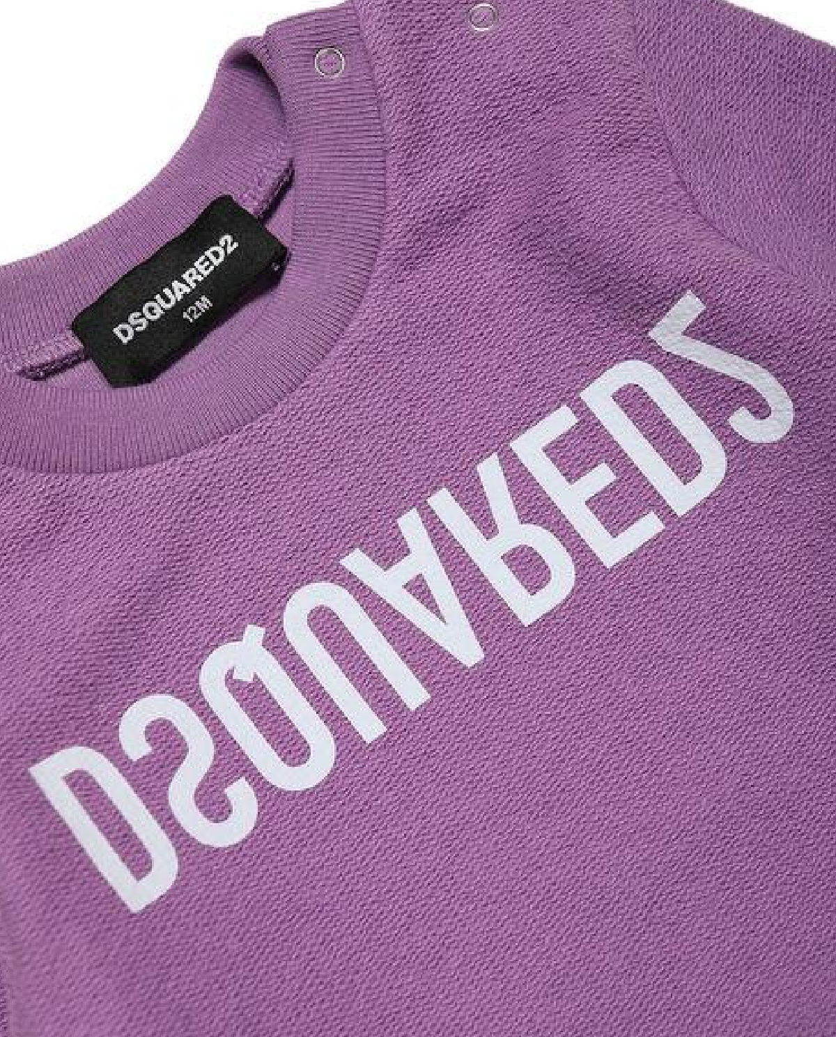 Фіолетовий світшот з логотипом DSQUARED2 KIDS 0-3 роки