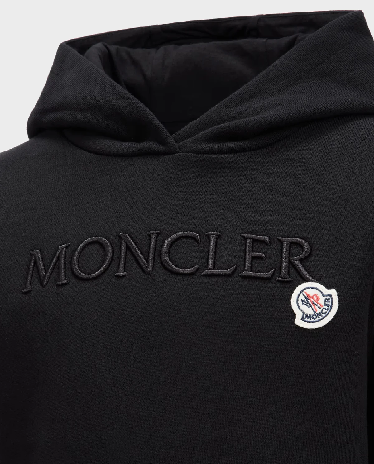 MONCLER KIDS Темно-синяя толстовка с логотипом 