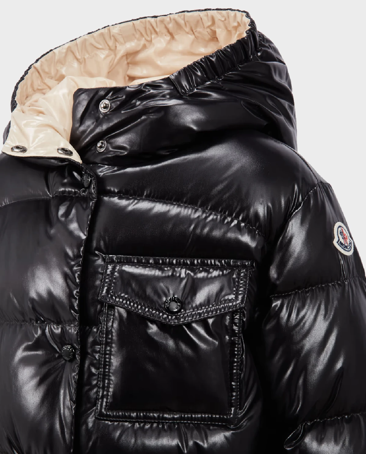 MONCLER KIDS Чорна пухова куртка Beck