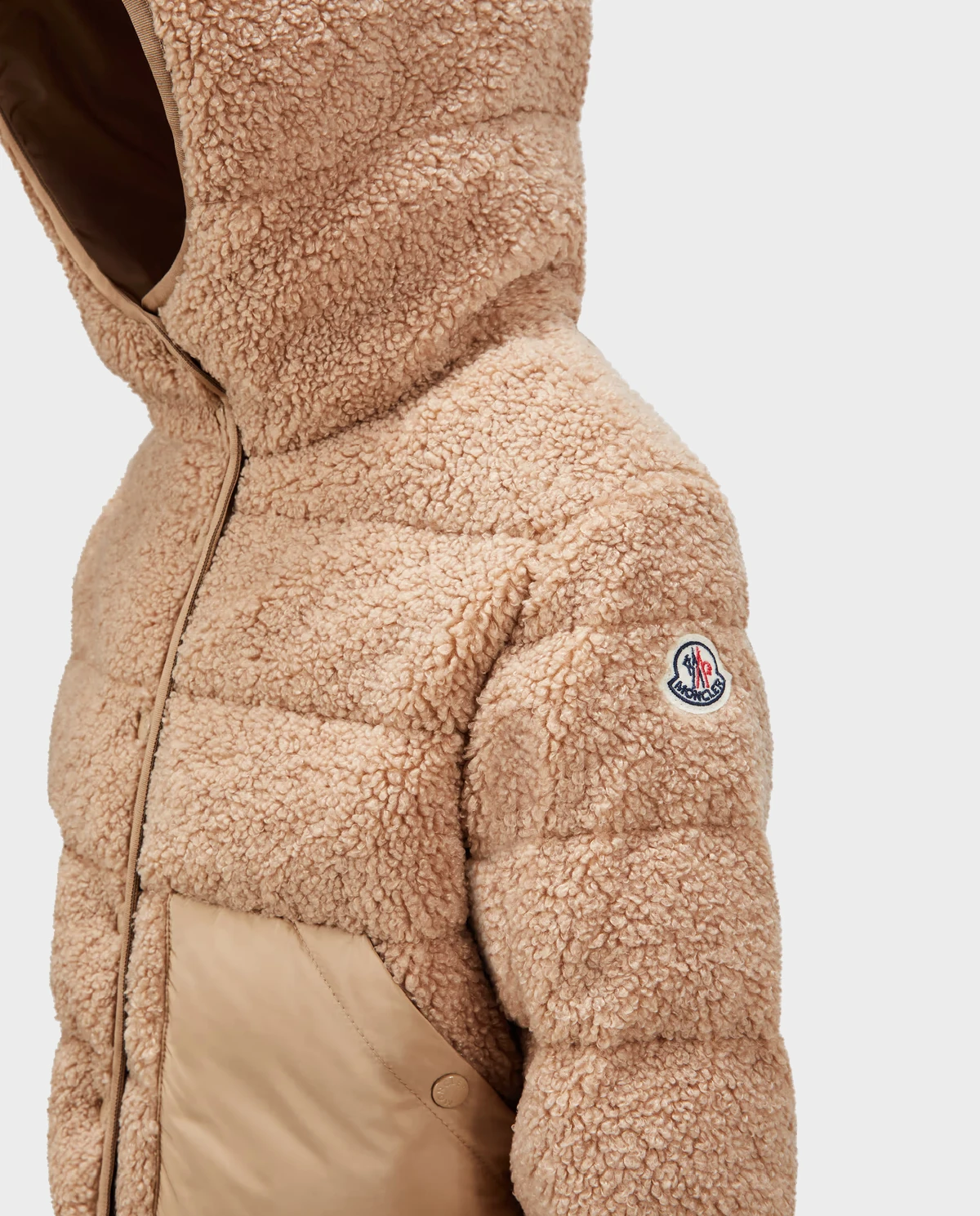 MONCLER KIDS Audrieu Teddy пуховик