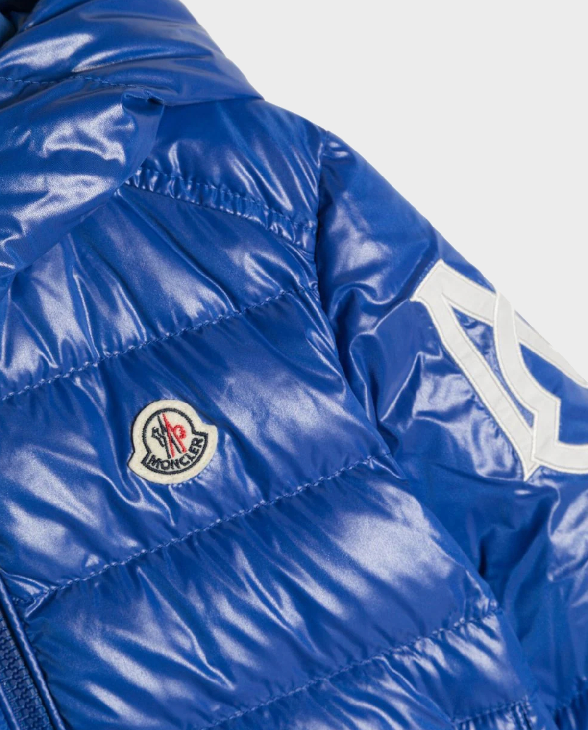 Синій пуховик MONCLER KIDS Saulx 4-14 років