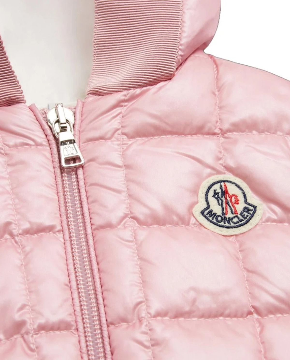 MONCLER KIDS Рожевий стьобаний жилет Jouzas 0-3 роки