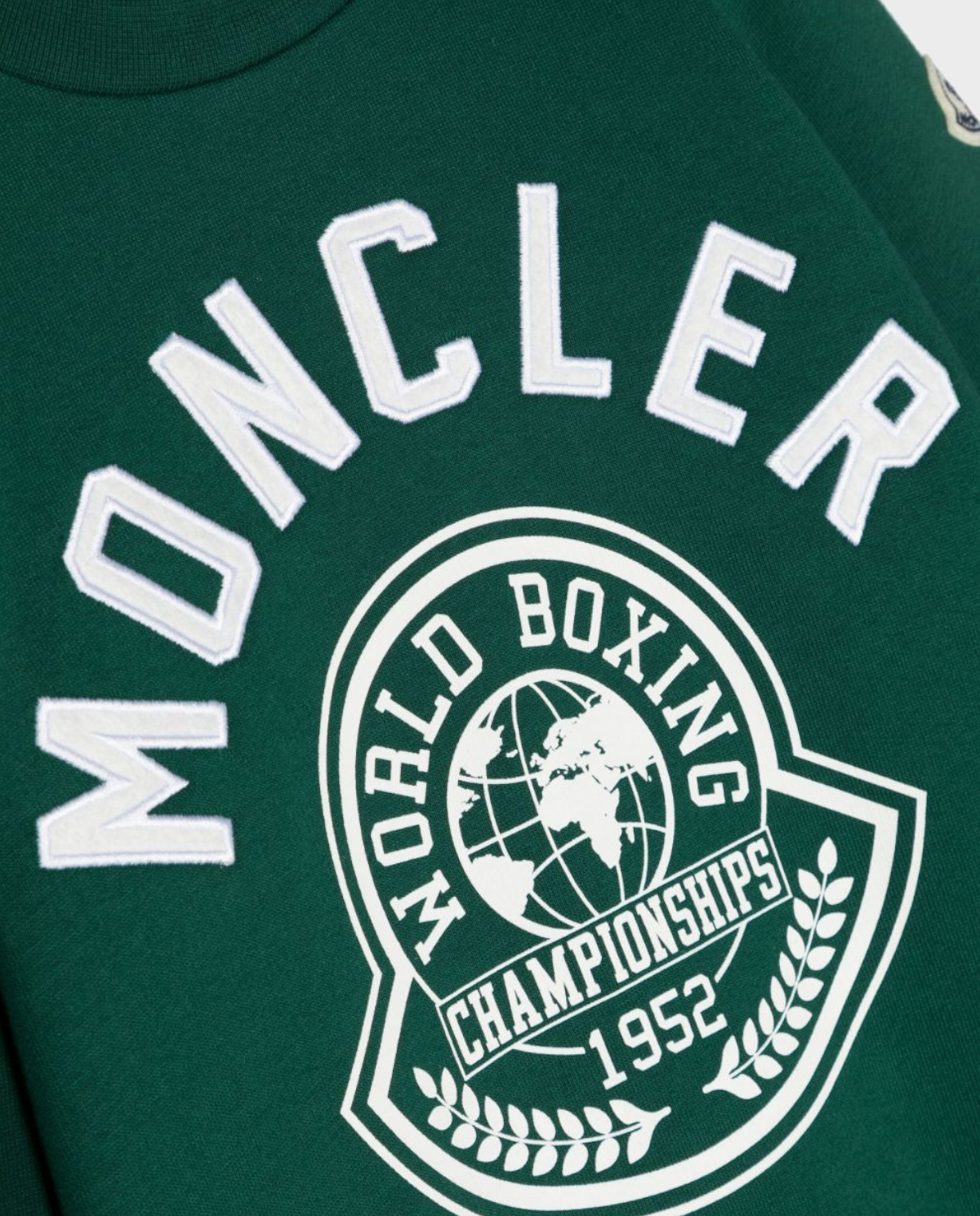 Чорний світшот з логотипом MONCLER KIDS 6-14 років