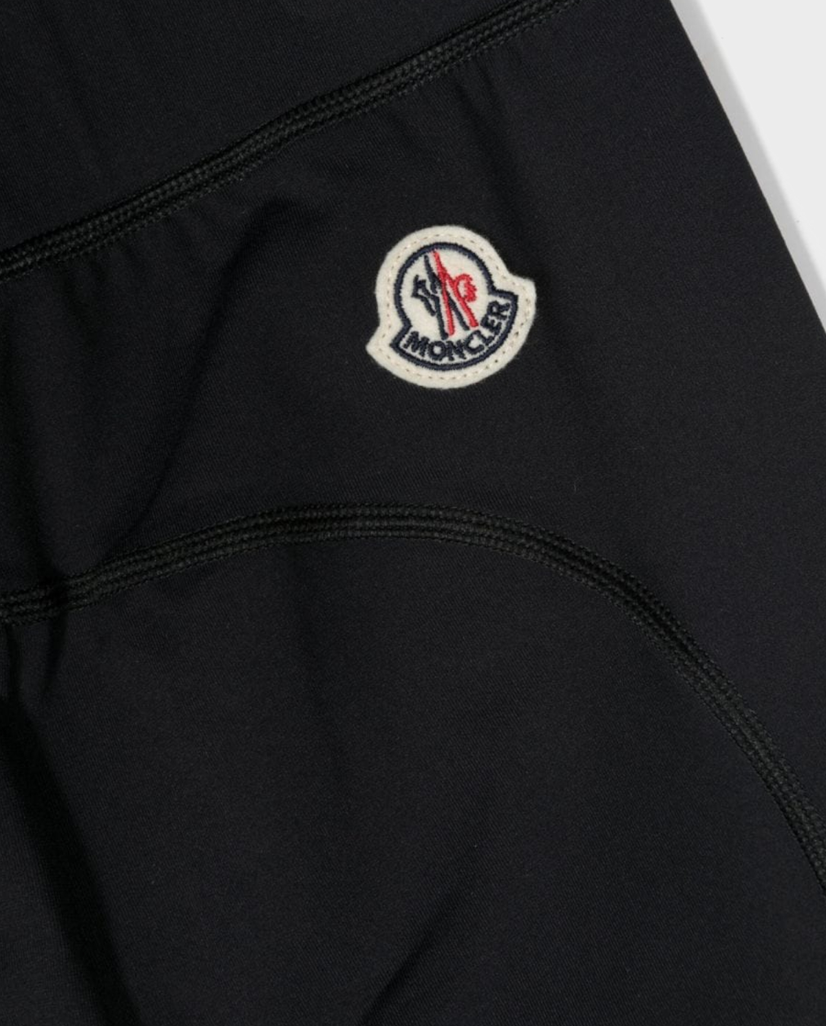 Легінси з логотипом MONCLER KIDS чорного кольору 8-14 років