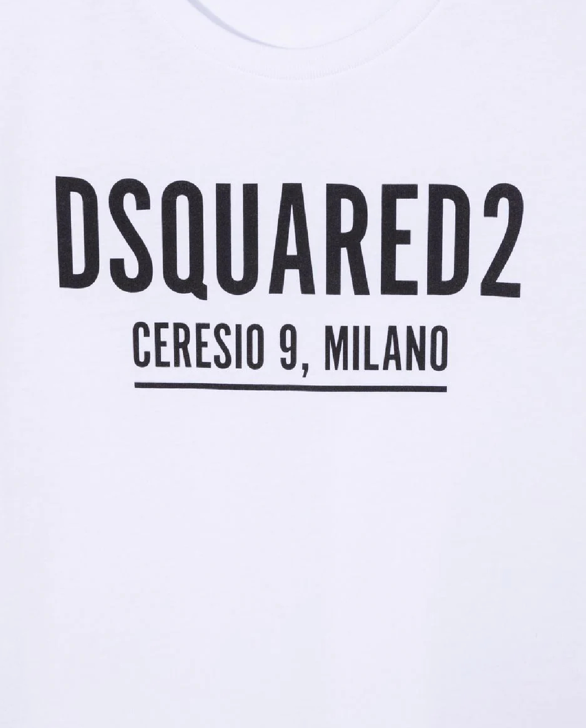 DSQUARED2 KIDS Белая футболка с оборками на рукавах 4-16 лет 