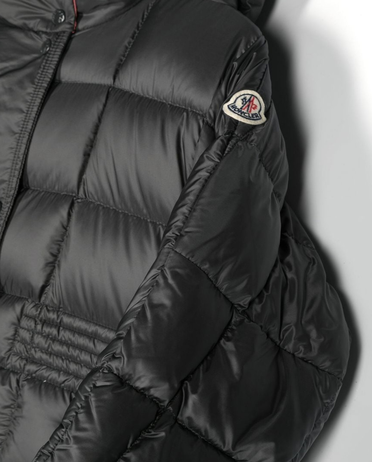 MONCLER KIDS Стьобане пальто з капюшоном 8-14 років