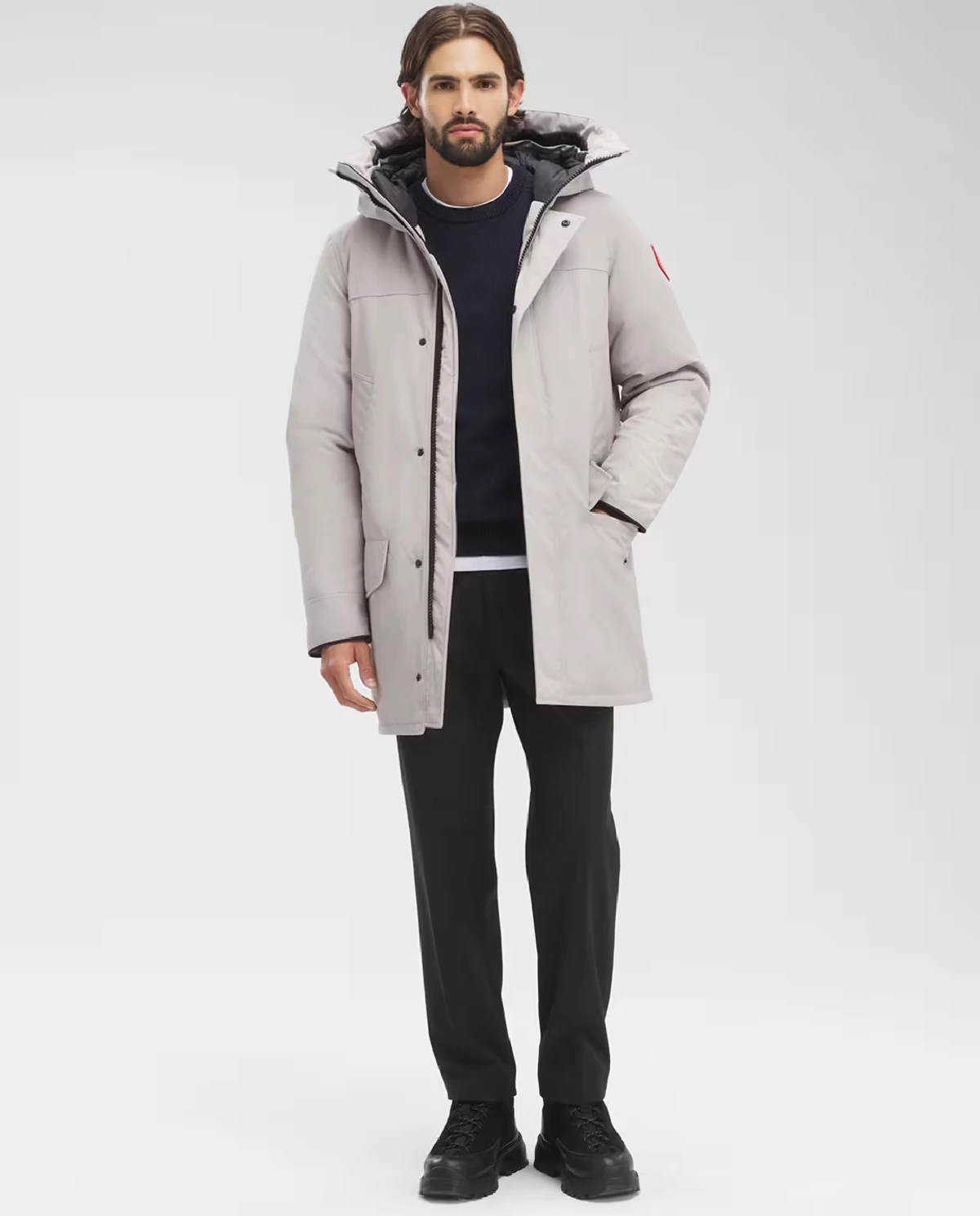 CANADA GOOSE Бежева пухова куртка Langford