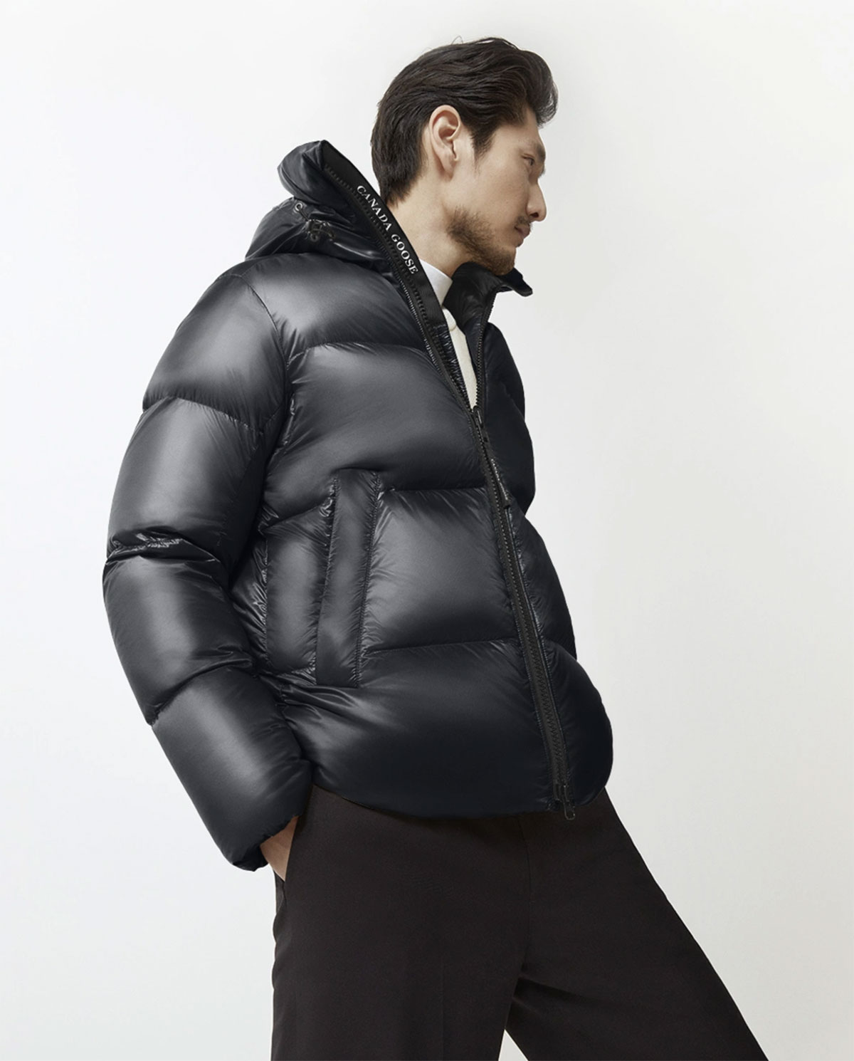 Пуховик CANADA GOOSE Black Crofton