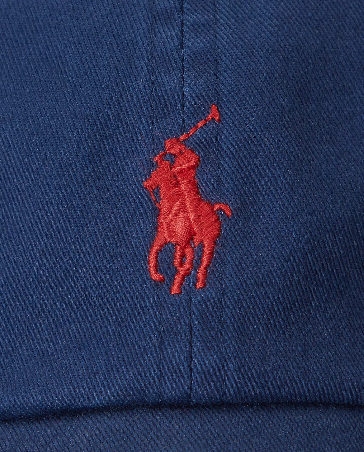 RALPH LAUREN Темно-синя бейсболка з логотипом