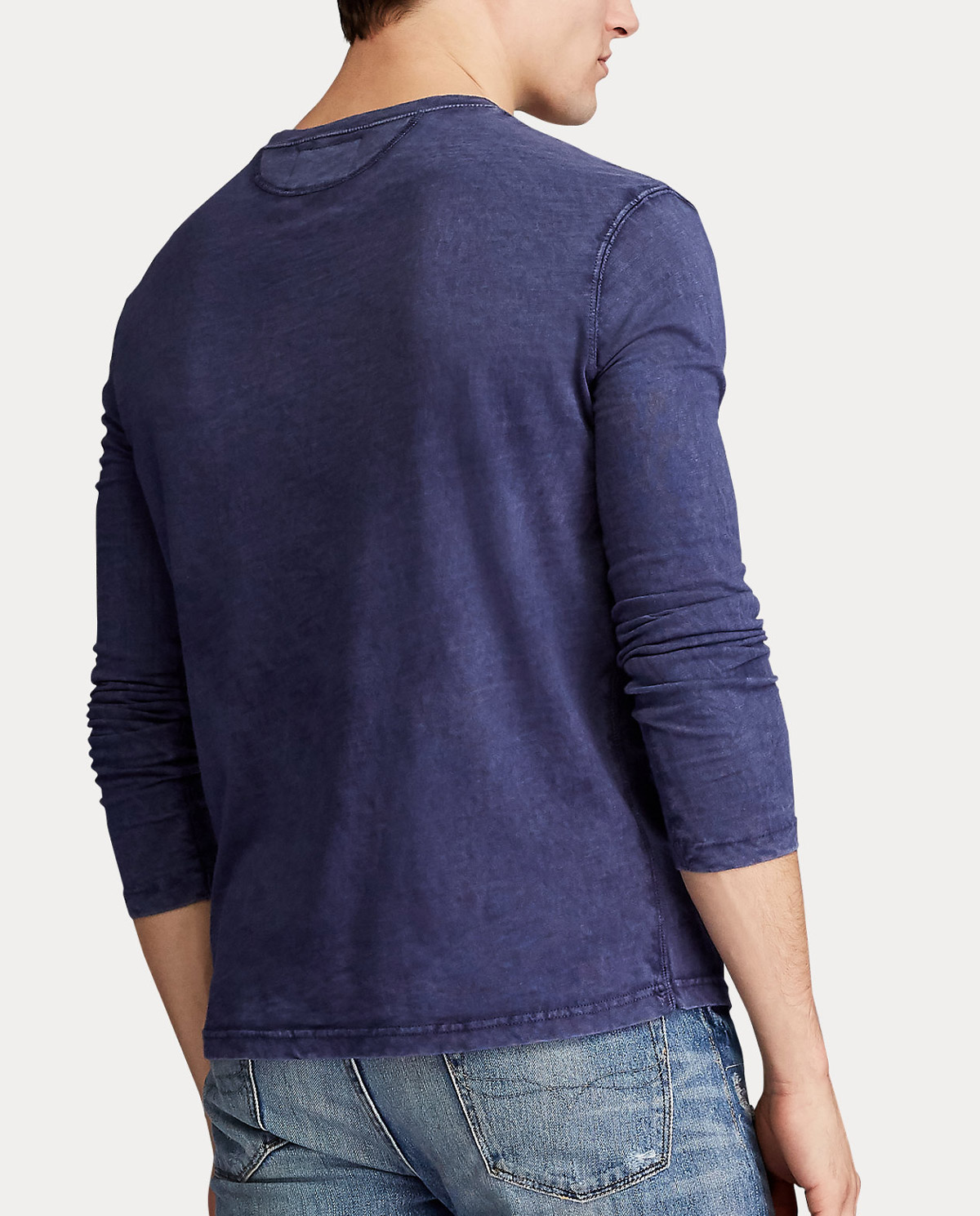 Футболка RALPH LAUREN Navy Blue Henley