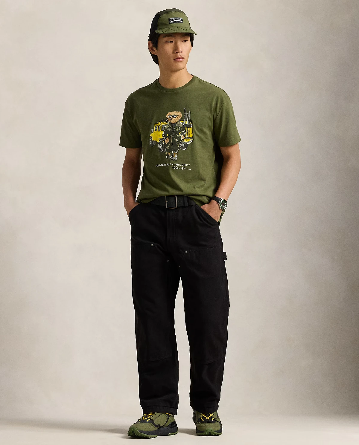 Футболка RALPH LAUREN Olive Bear Classic Fit T-Shirt