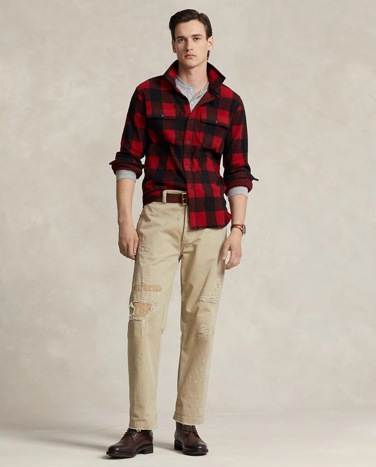 Сорочка RALPH LAUREN Flannel Card Classic Fit