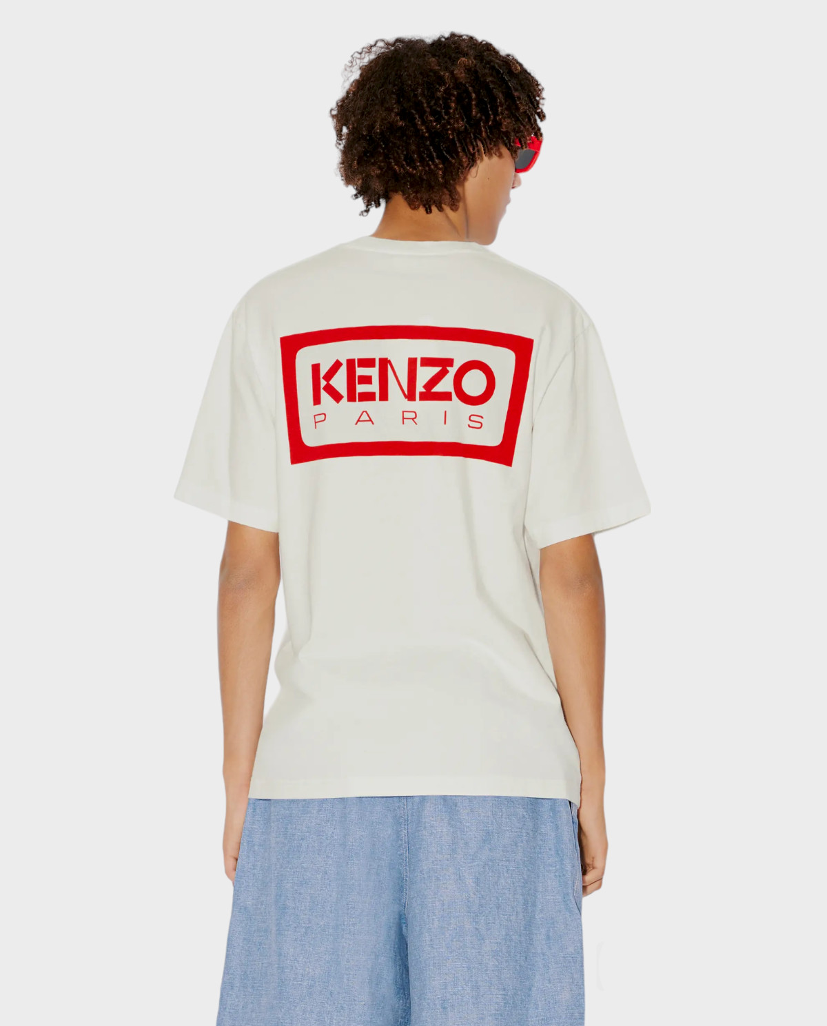 KENZO Біла футболка з логотипом