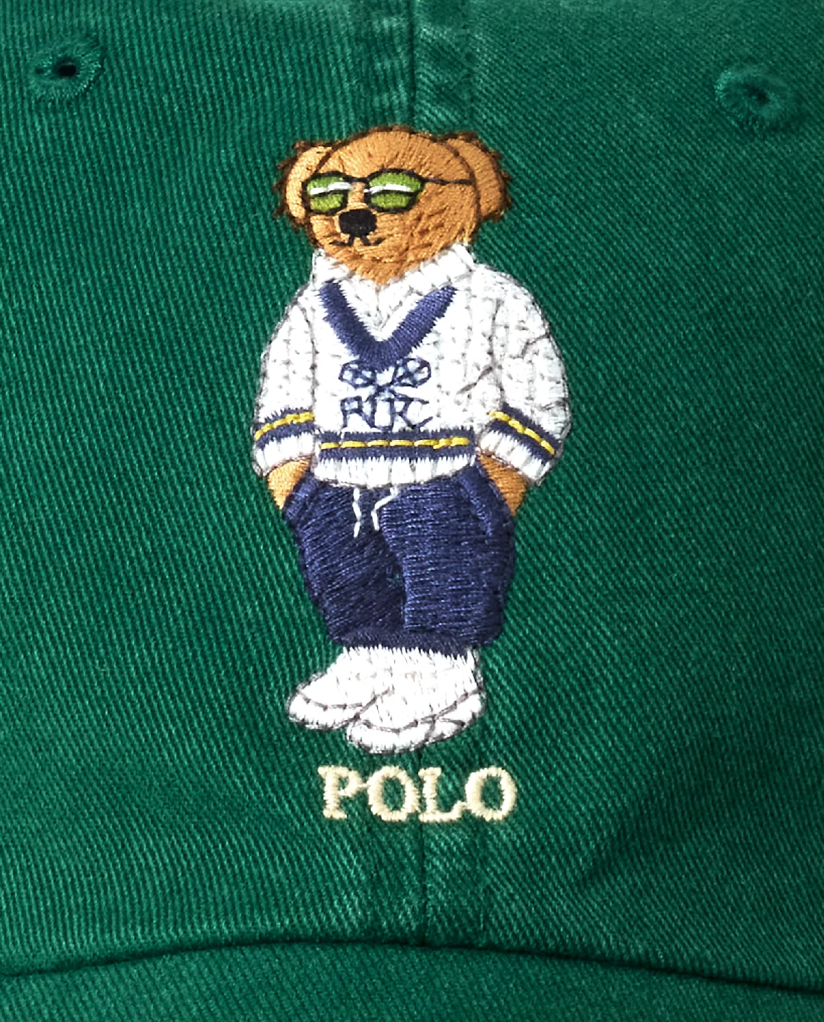 RALPH LAUREN Темно-синя бейсболка Polo Bear фотографія 3