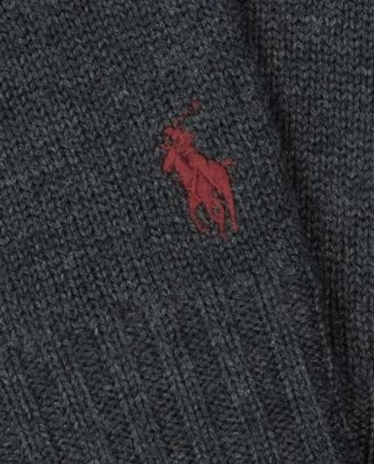 RALPH LAUREN Графітові вовняні рукавички з логотипом розмір ONE SIZE