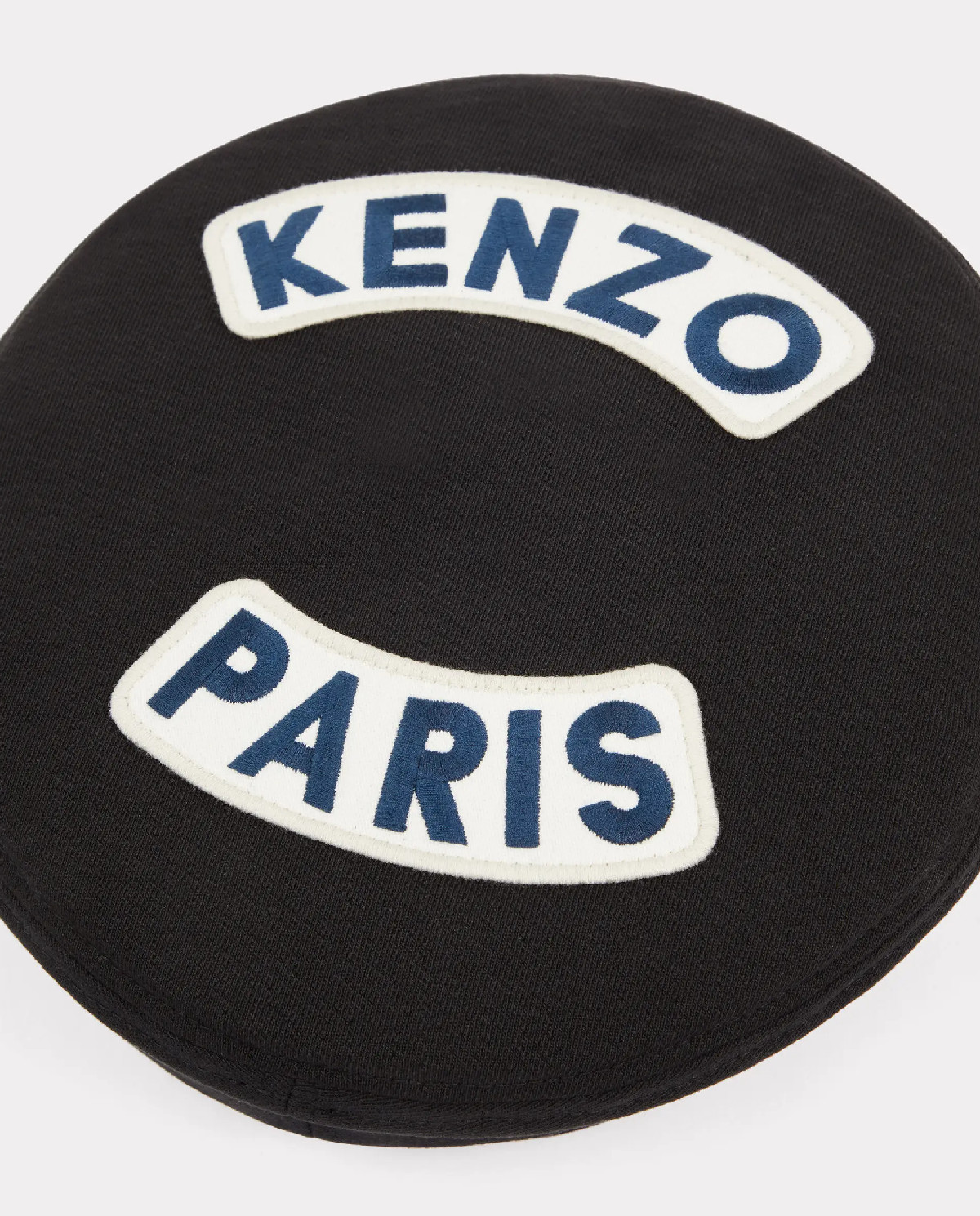 Хлопковый черный берет с логотипом KENZO 