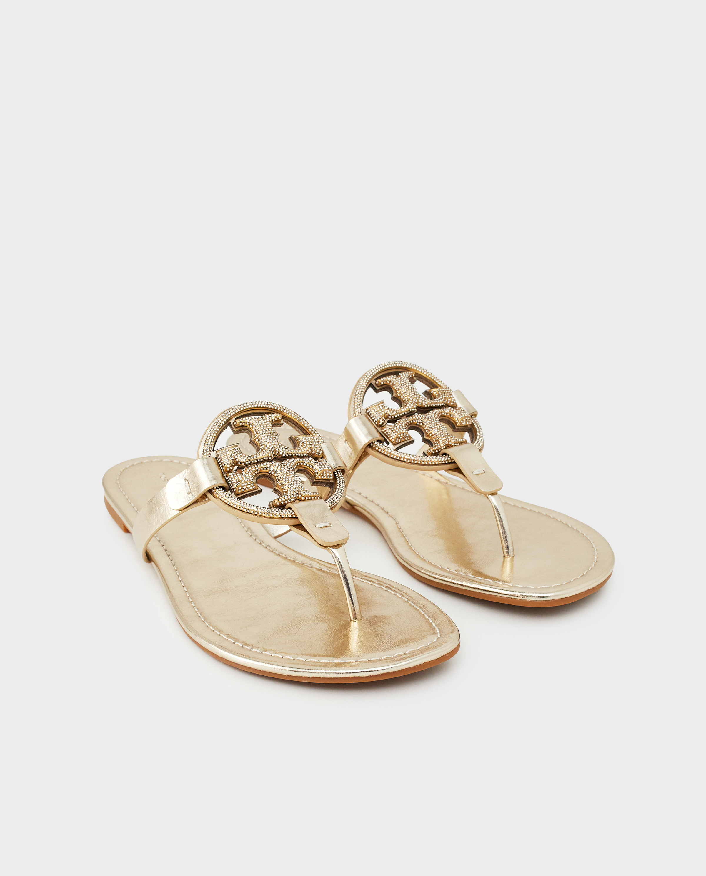 Шлепанцы TORY BURCH Gold Miller