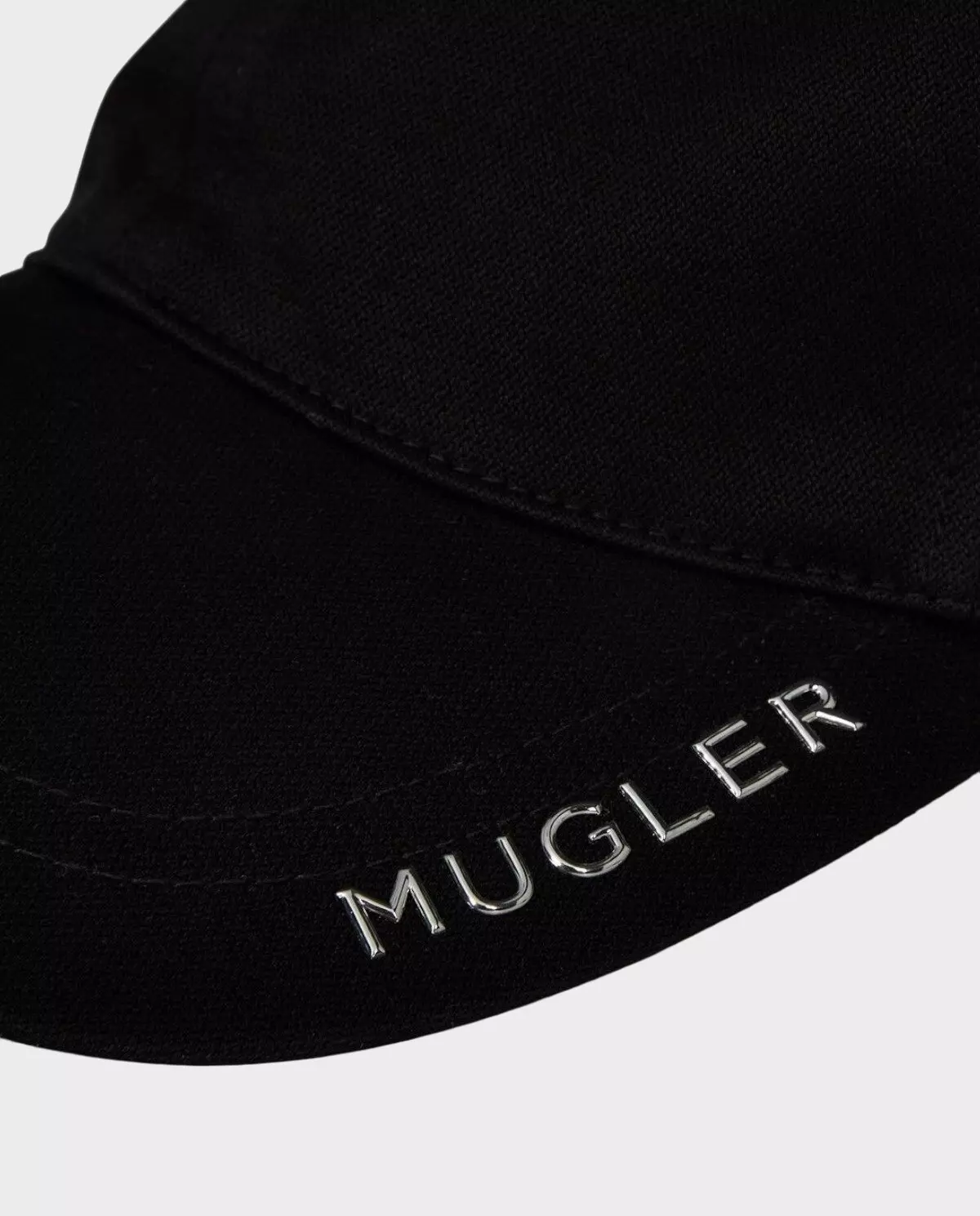 Бейсболка MUGLER чорна з логотипом