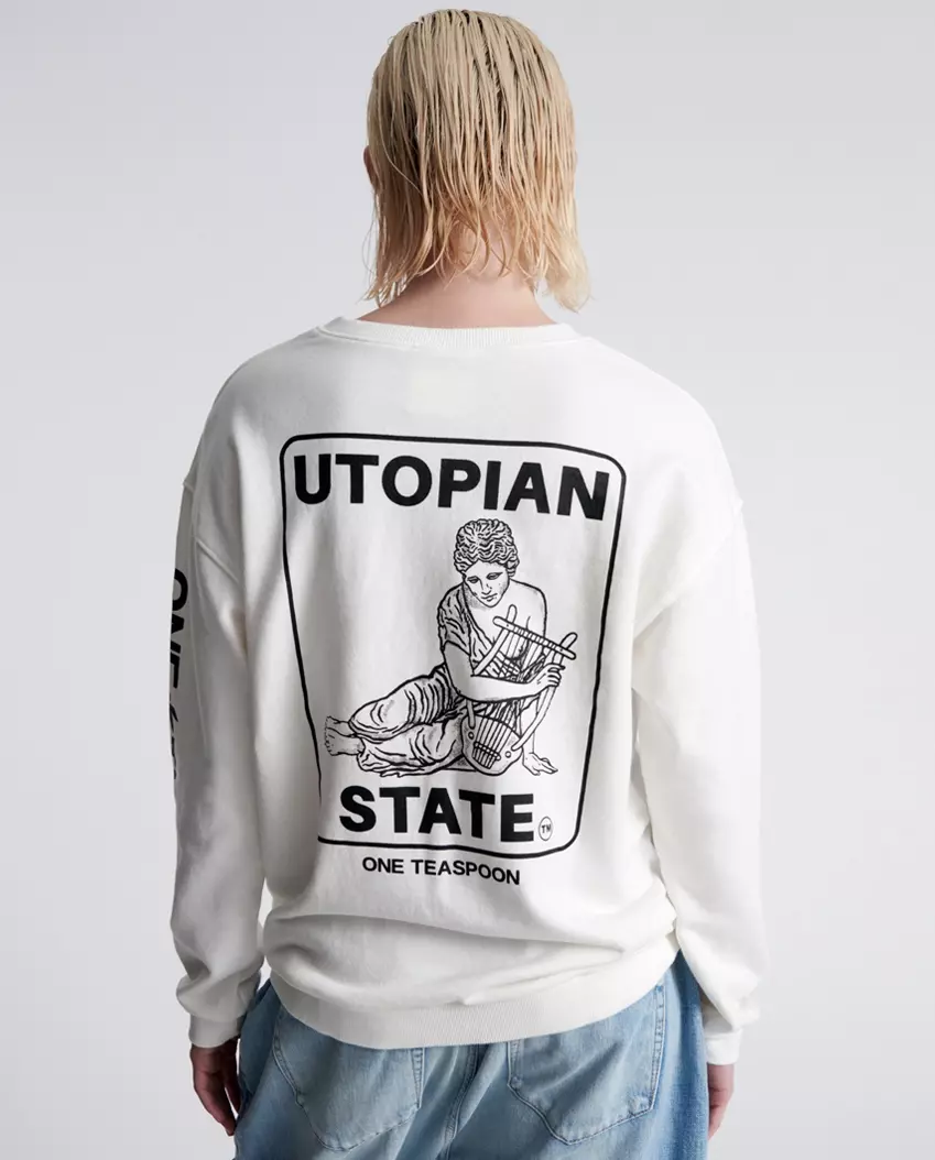 Світшот ONETEASPOON White Utopian State