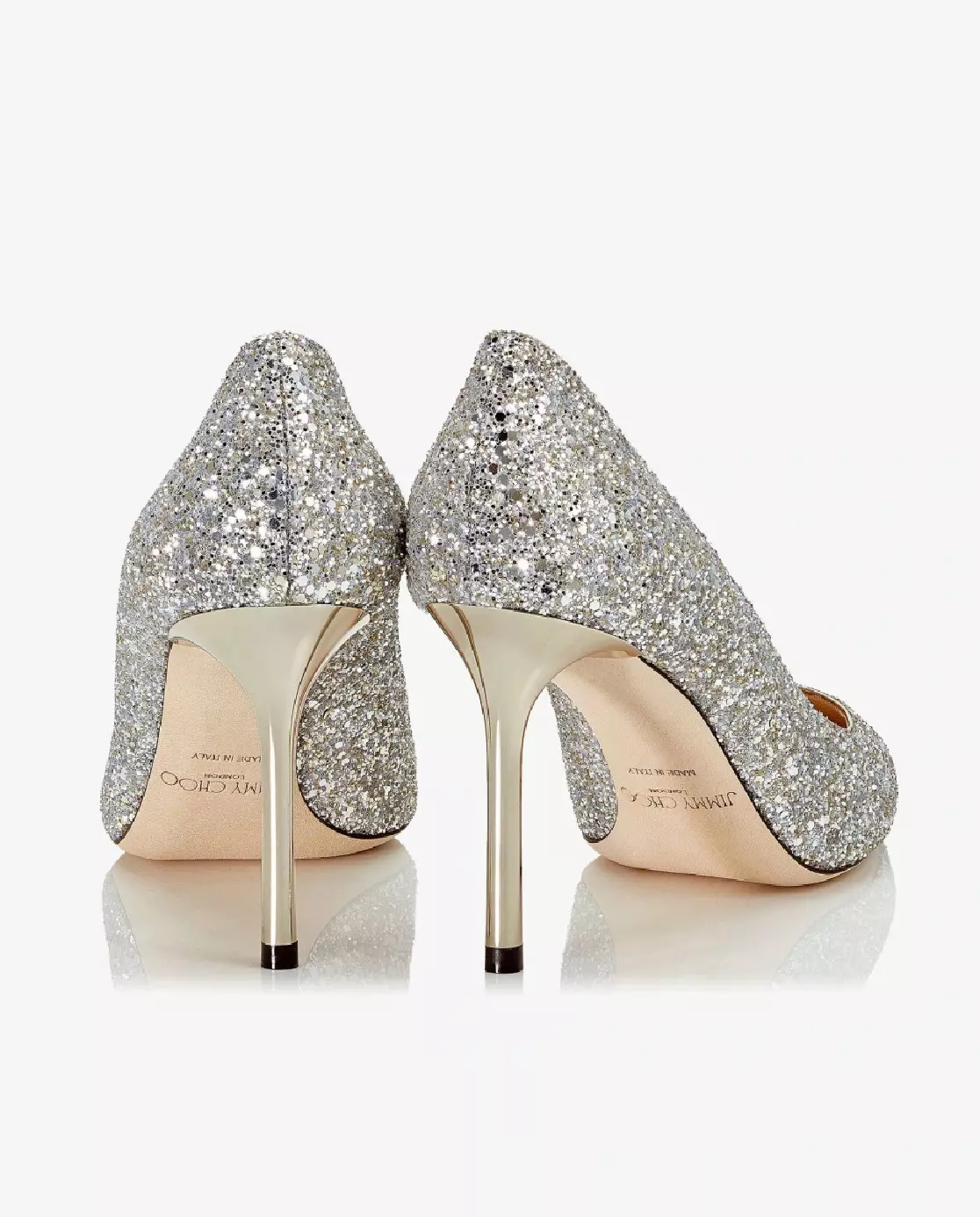 JIMMY CHOO Glitter Romy 85 на шпильках