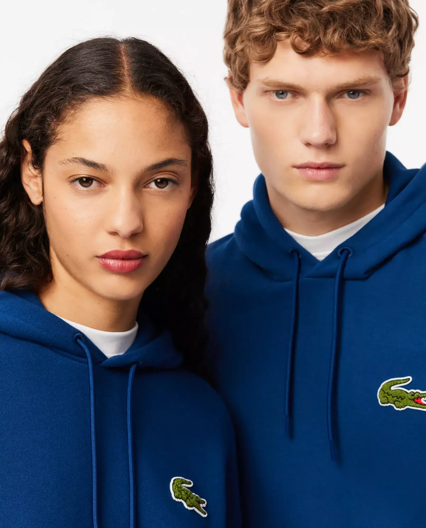 LACOSTE Синяя толстовка с капюшоном 