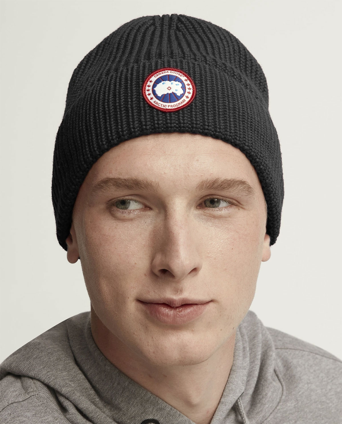 CANADA GOOSE Чорна кепка з логотипом Arctic