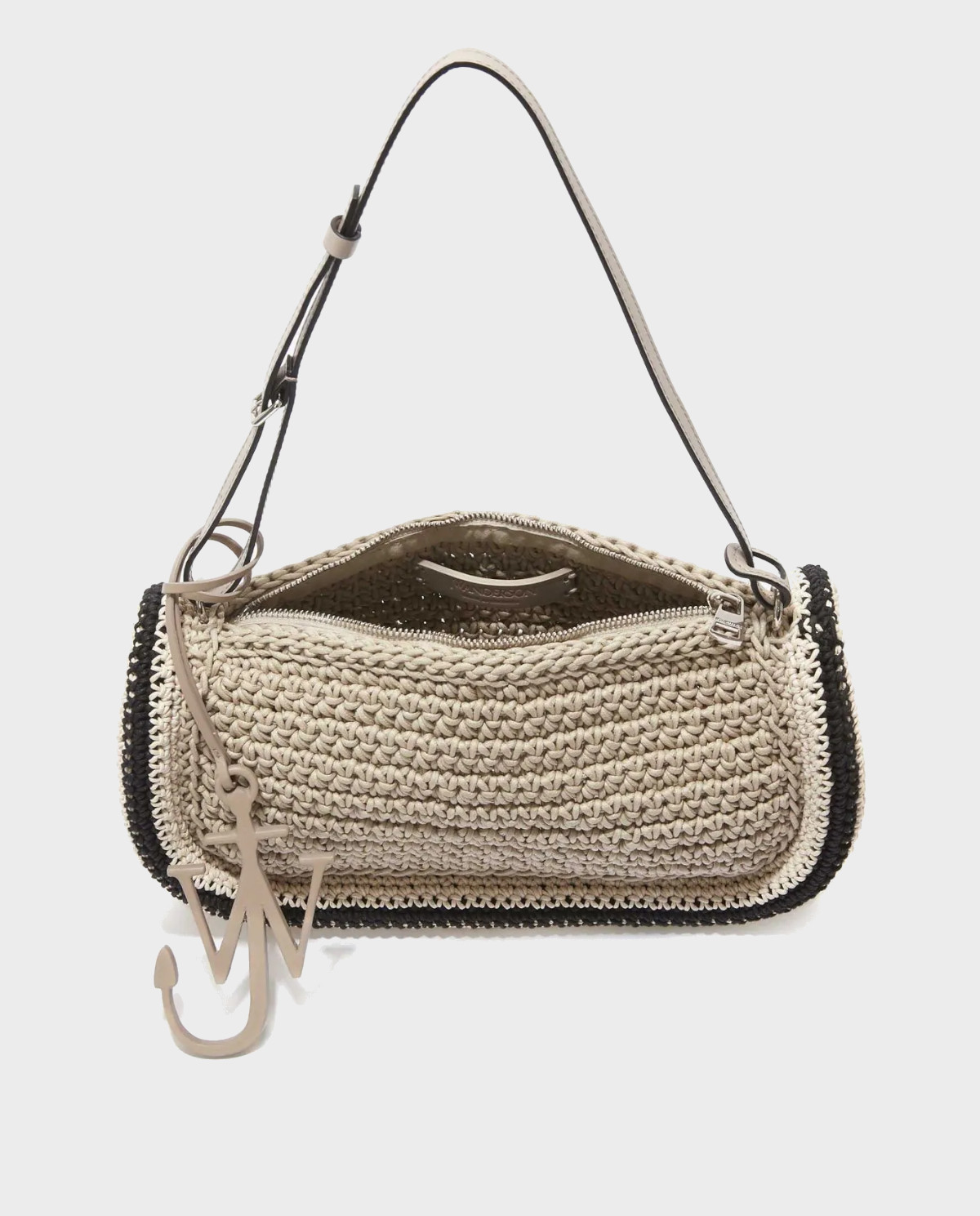 JW ANDERSON Бежева сумка Bumper-15 Crochet Shoulder Bag