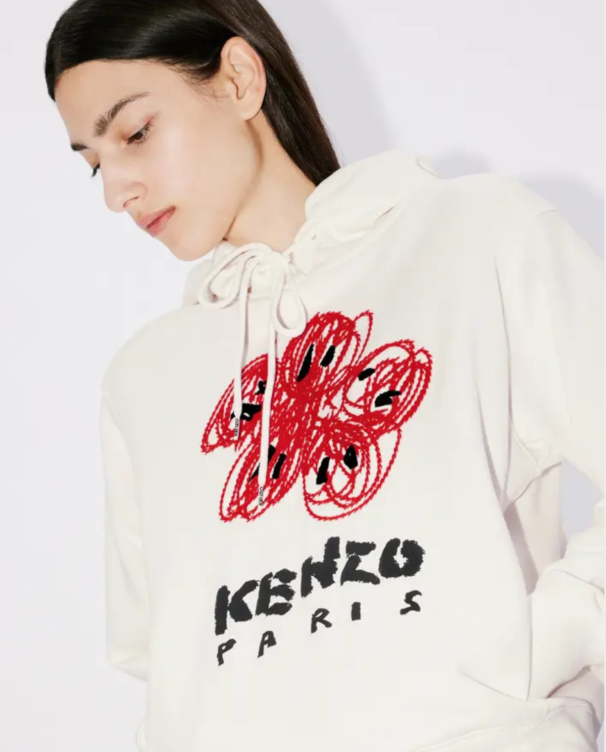 Толстовка KENZO White Boke Flower