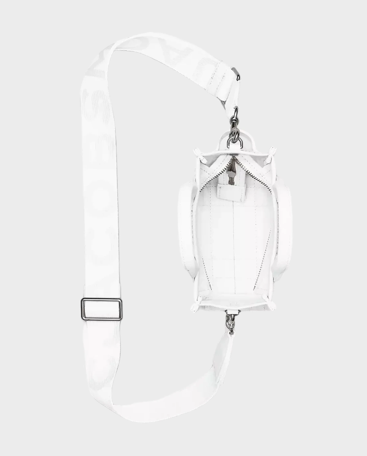 MARC JACOBS Біла сумочка The Crystal Canvas Crossbody Tote