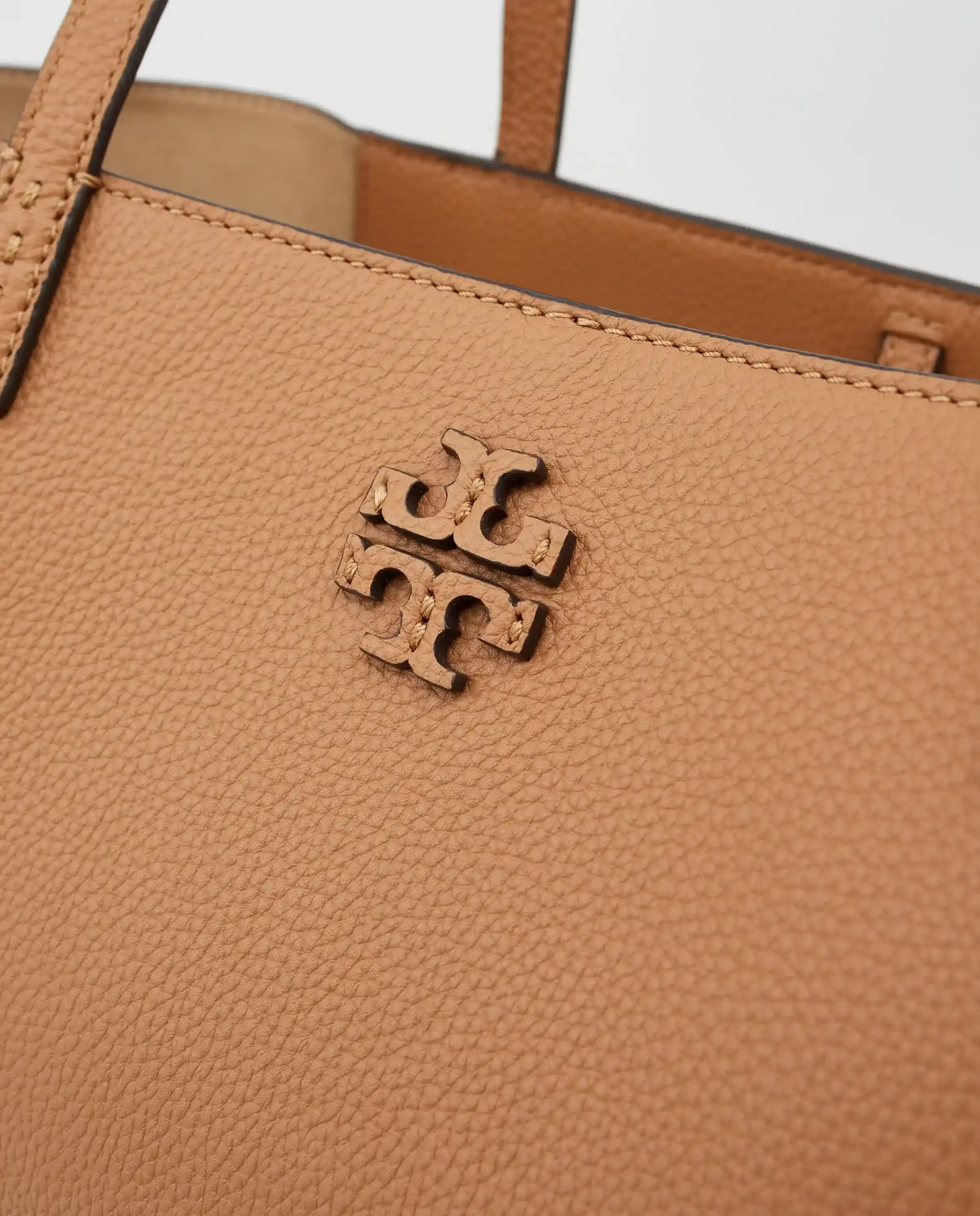 TORY BURCH Коричнева сумка McGraw з логотипом