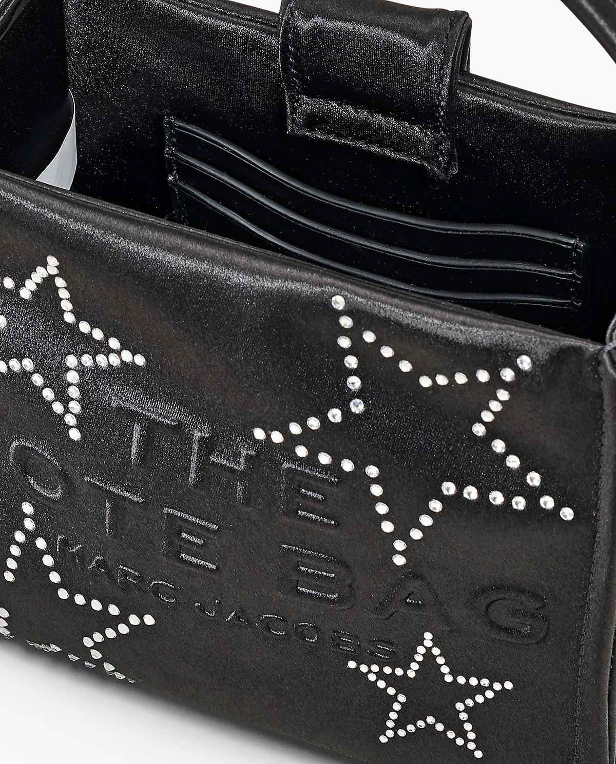 MARC JACOBS Чорна сумочка The Star Mini Tote