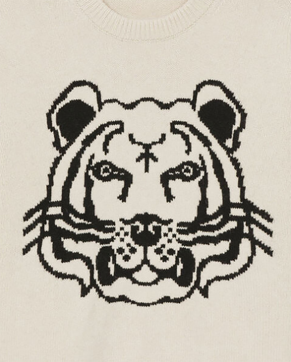 KENZO Джемпер з двосторонньої вовни K-Tiger