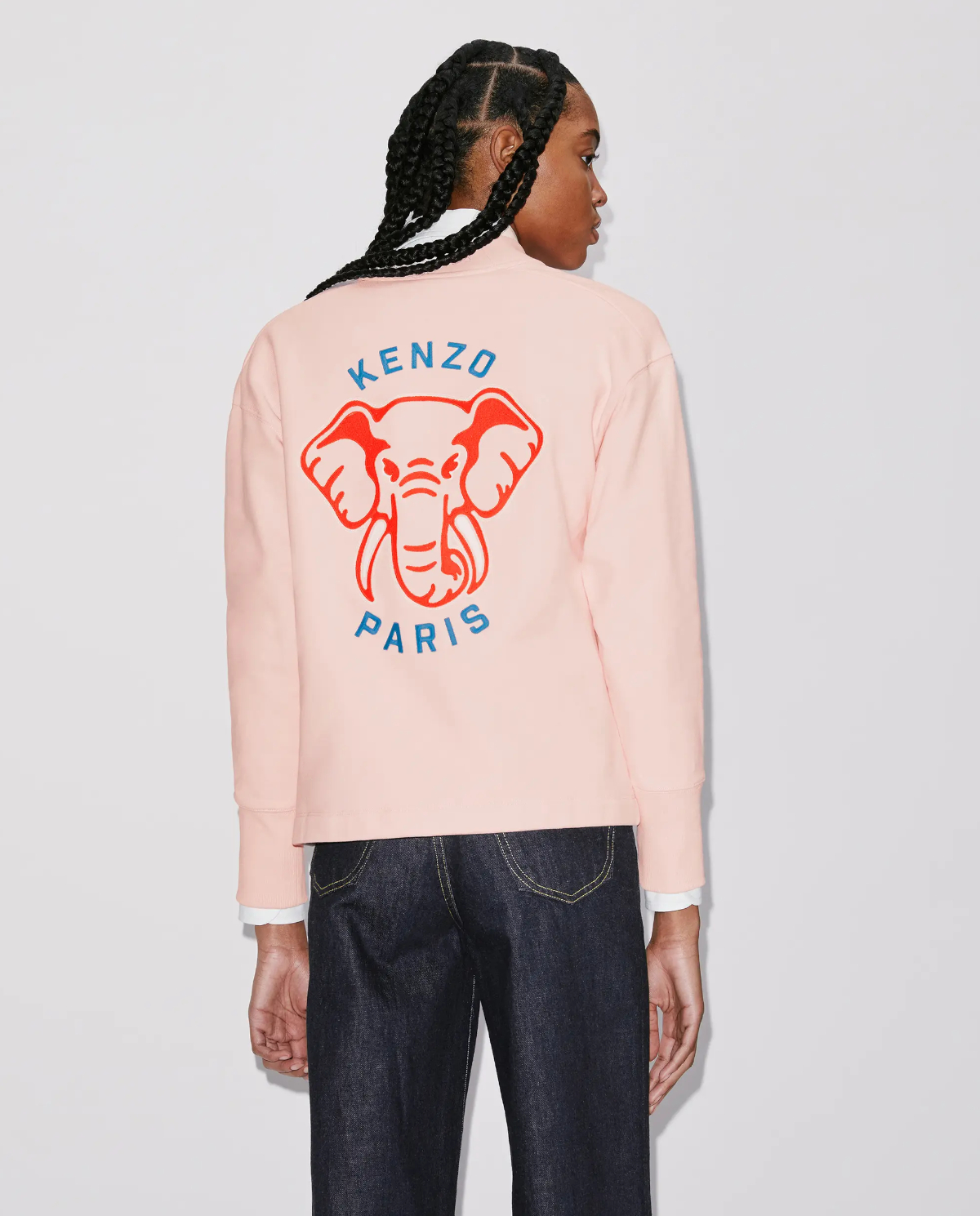 KENZO Розовый кардиган Varsity Jungle 