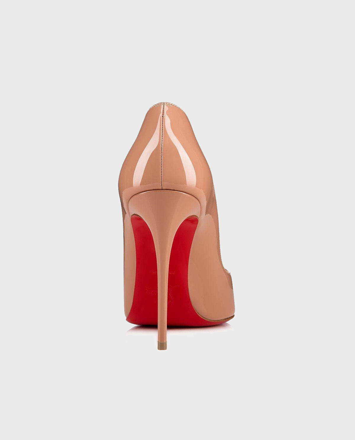 CHRISTIAN LOUBOUTIN Бежеві шпильки Hot Chick 10 см