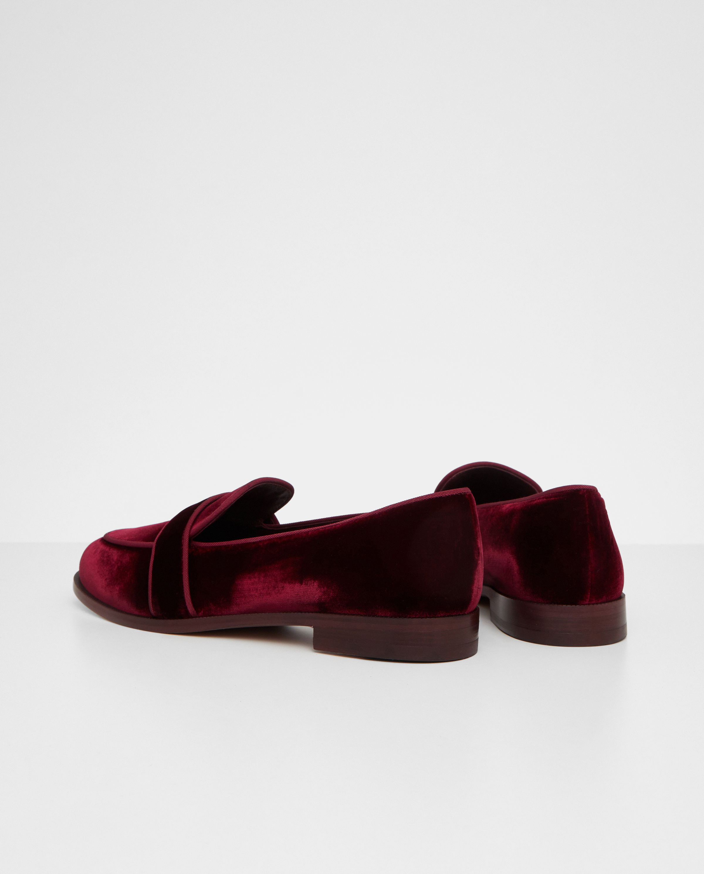 Мокасини AQUAZZURA Burgundy Martin