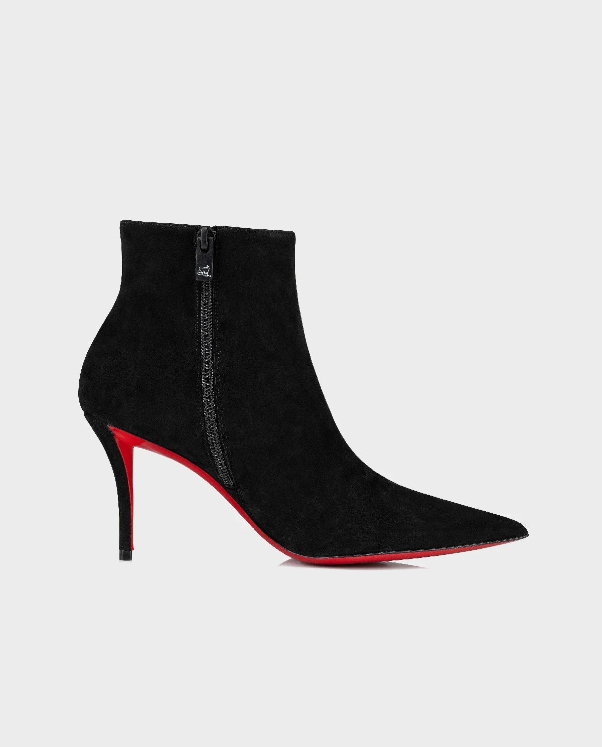 CHRISTIAN LOUBOUTIN Черные сапоги на шпильке So Apostropha