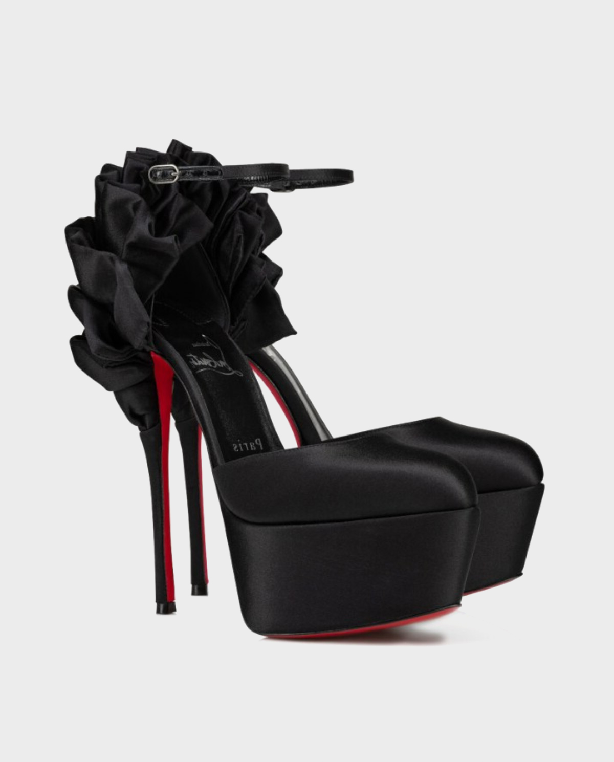 Черные шпильки Maria Frou Alta из лимитированной коллекции Flamencaba от CHRISTIAN LOUBOUTIN