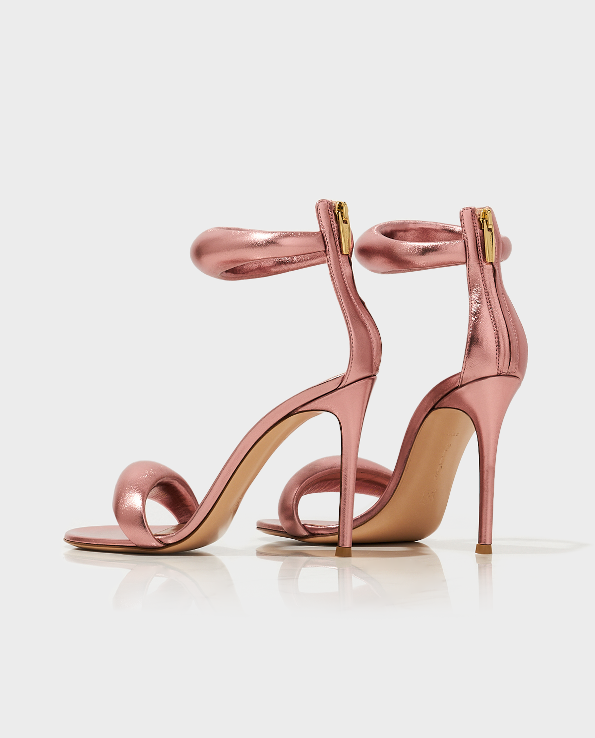 Босоніжки на шпильці GIANVITO ROSSI Pink Bijoux