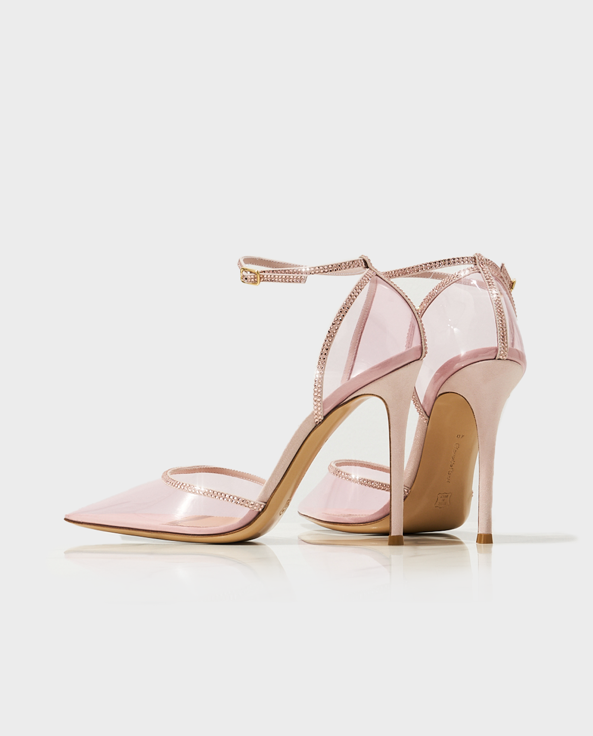 Шпильки GIANVITO ROSSI Pink Crystal Sabin  