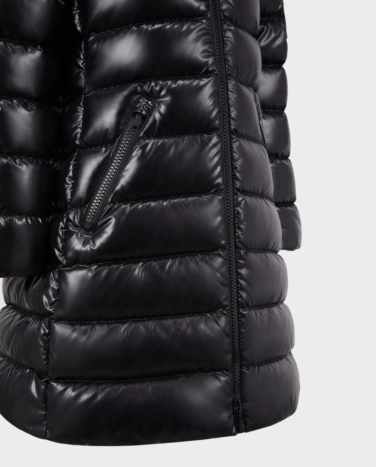 MONCLER KIDS Чорний пуховик Moka Long