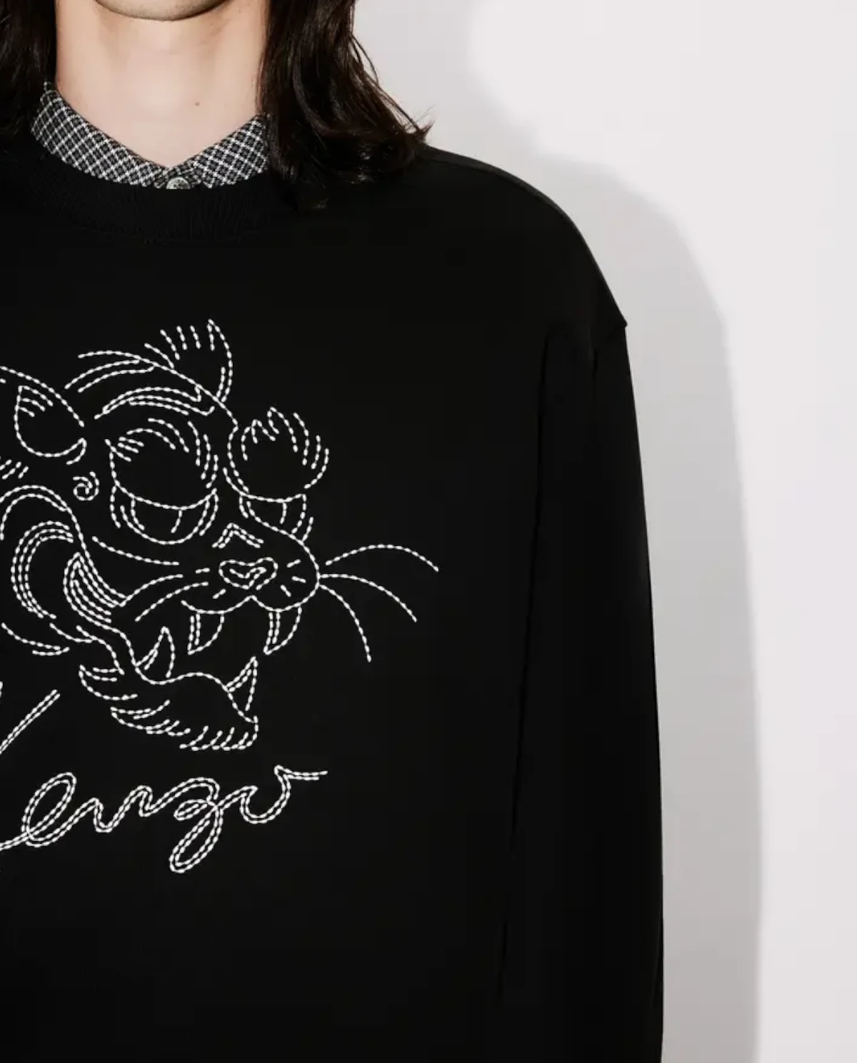 KENZO Черная толстовка Kenzo Star Tiger 